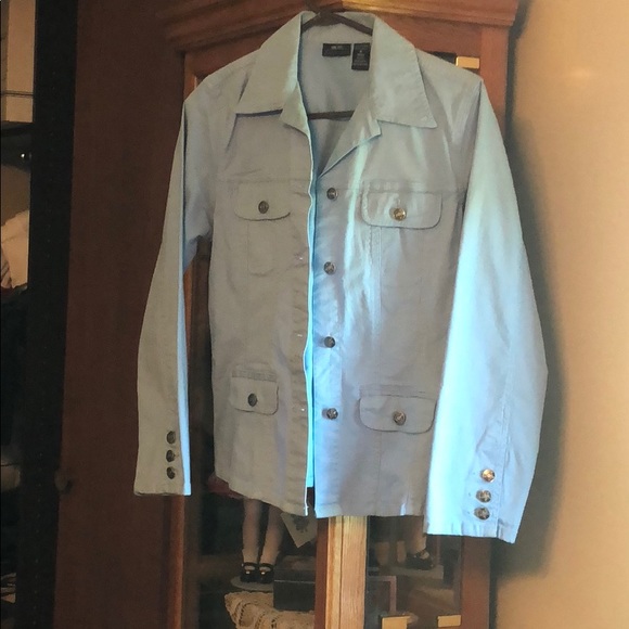 Periwinkle Blue jacket Size 9/11 - Picture 1 of 5